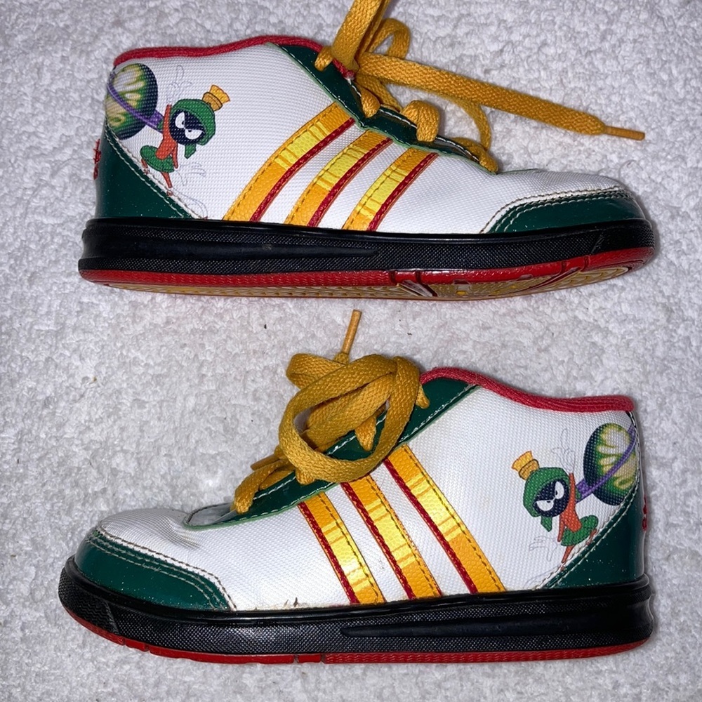 Adidas Marvin the Martian Looney Tunes Babies Basketball Sneakers Shoes 8 K
